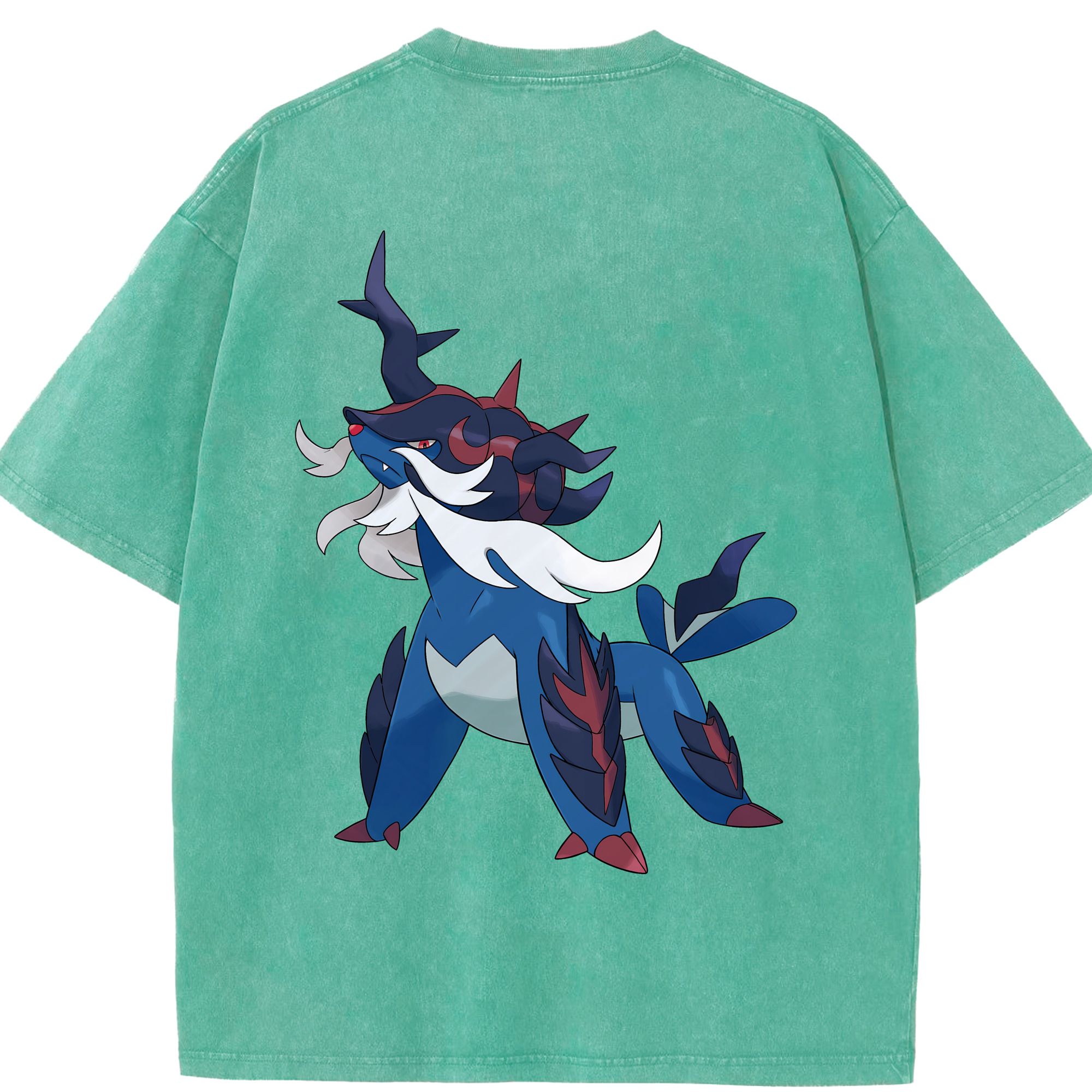（画像用） ポケットモンスター Pokémon 綿100% ヴィンテージ風 半袖Tシャツ（背面プリント）